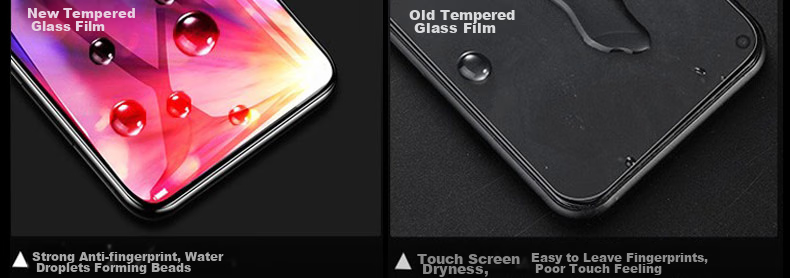 HotFire Full Screen Tempered Glass Film for Huawei P30, Full Screen Protective Film for Huawei P30, Non-Water-Cooled Full Glass Film, Black 10
