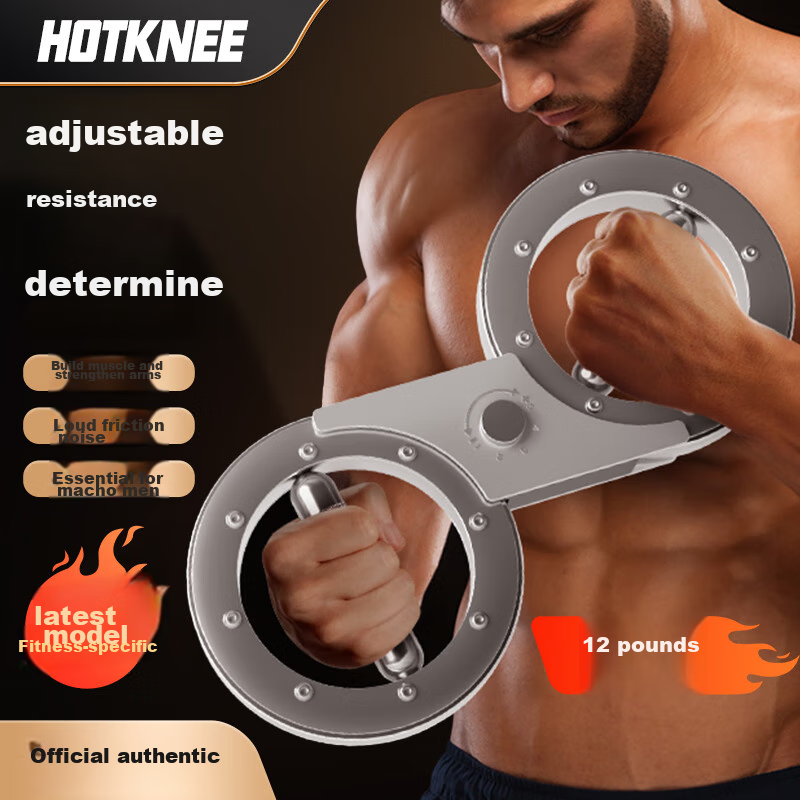 HOT KNEE Adjustable Resistance Arm Rotator, Figure-8 Arm Strengthener, Fighting Stick, Boxing Punch Speed Training Equipment for Fitness And Exercise