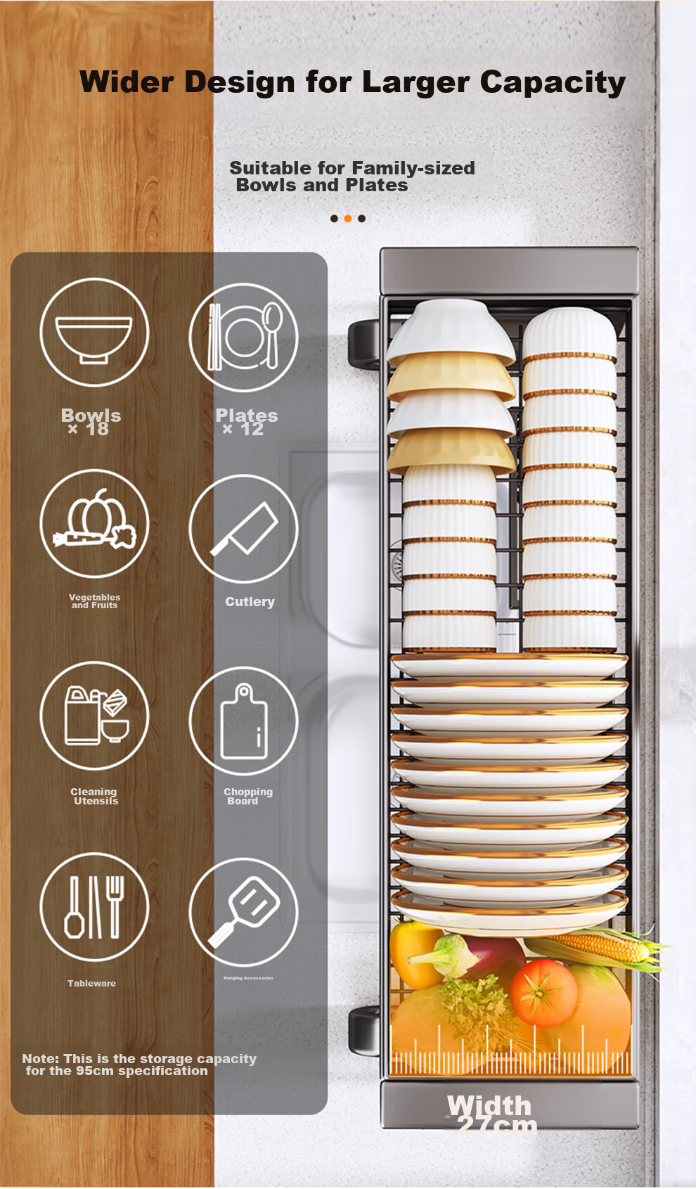Shuaishi Kitchen Utensil Storage Rack, Sink Rack, Draining Rack, Dish Rack, Dishwashing Rack, Sink Organizer 7