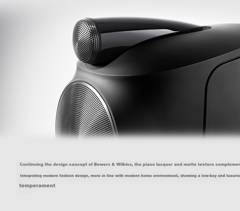 Baohuaweijian Formation Duo Wireless Home Bluetooth Bookshelf Speaker, B&WHIFI Home Theater High-Fidelity Sound System Gift, White 7