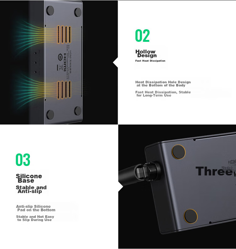 UGREEN HDMI Wireless Screen Mirroring Device, High-Definition Conference Sharing Tool, Compatible with Laptops And Desktop Computers for Connecting to TVs, Monitors, And Projectors, Point-To 200-Meter Transmission Device 60200 26