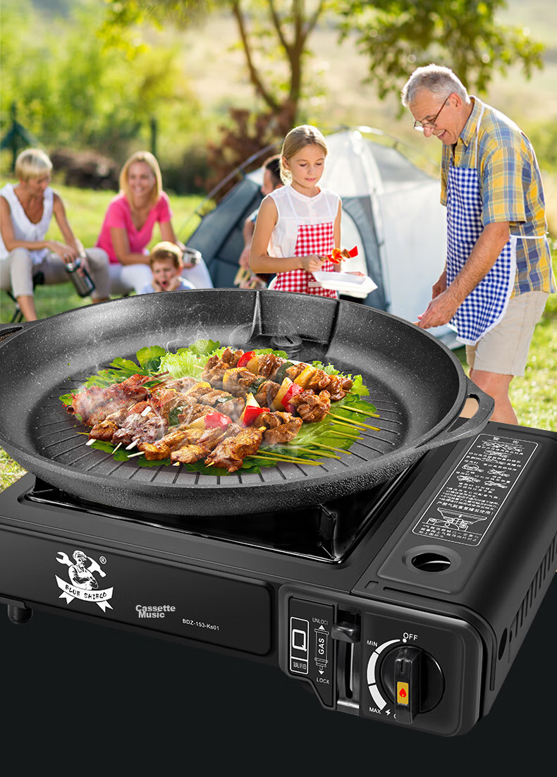 Kashile Portable Cassette Stove Gas Stove Outdoor Cooking Equipment Gas Cooker Household Magnetic Cassette Stove Picnic Barbecue Gas Stove 1