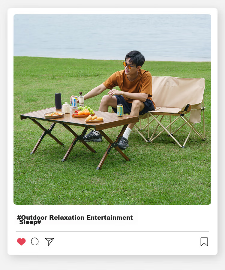 JD Original Outdoor Folding Chair, Portable Folding Moon Chair, Camping Chair, Folding Stool, Beach Chair, Fishing Chair, Extra Large Model 26