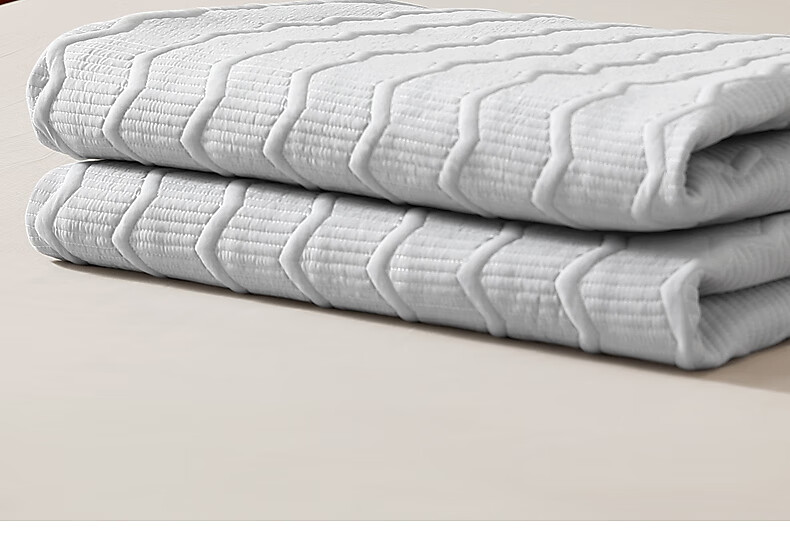 Shuixingjiafang Mattress Pad Dormitory Mattress Antibacterial Anti-mite Aixian Mattress Protector Plain Gray 150cm×200cm 13
