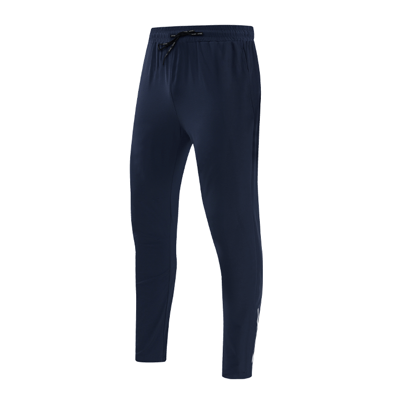 BURUITE Men's Sports Long Pants Spring Summer Ice Silk Quick-Dry Thin Casual Fitness Running Loose Cropped Pants