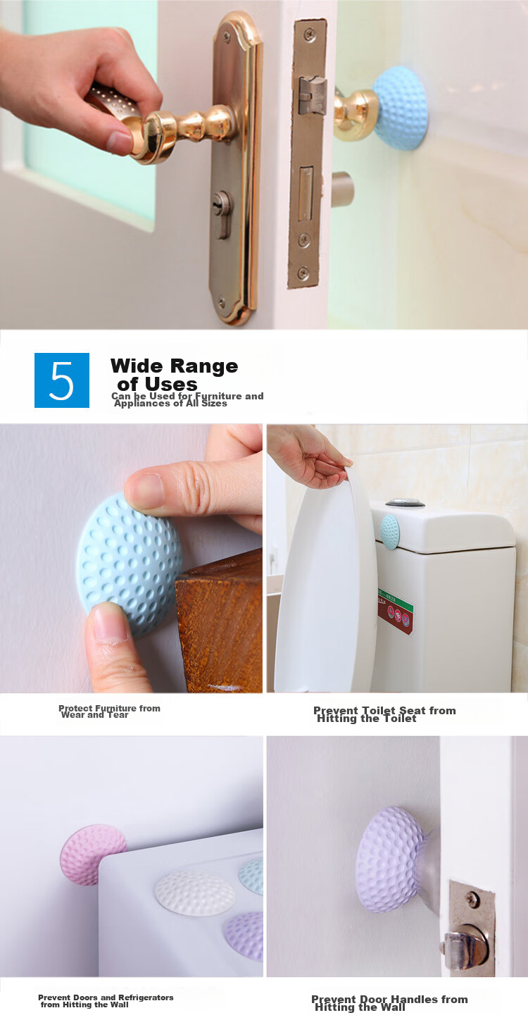 Chaoji Jia Pin Universal Wheel Fixer, Office Chair Caster Anti-Slip Pad, TPE Silicone Swivel Chair, Baby Crib Refrigerator Fixed Pad 4