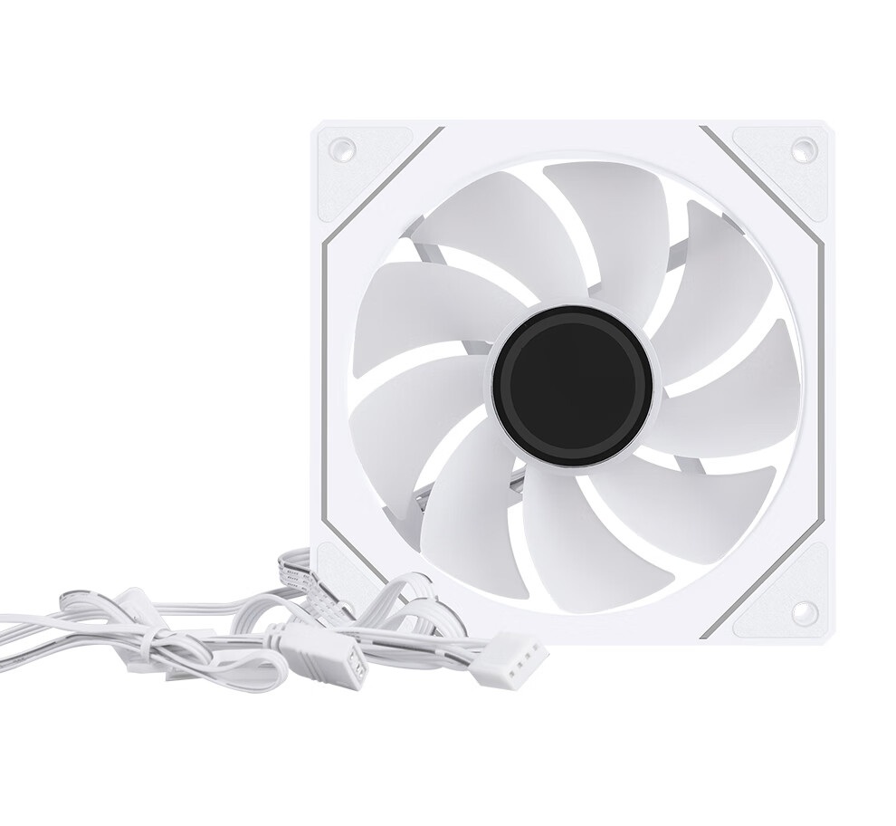 Segotep Zhenmu-12 Black Non-Glitter Fan (Real Wood Decoration, PWM Intelligent Temperature Control, Quiet Bearing, Nine Blades High Airflow 12cm Desktop Case Fan) 12