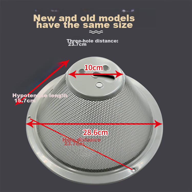 Shuangwei Compatible with Vanward Range Hood Filter CXW-180 H05C H05D Filter Oil Cup Universal Old Model Three-Hole YYan-WH Filter 01 3