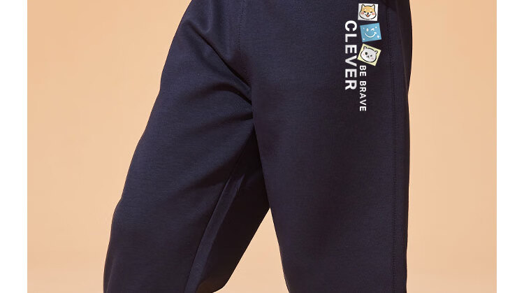 Baleno Boys' Pants, Winter 2026 Style, Fleece-Lined And Thickened, Children's Autumn And Winter Warm Long Pants, Boys' Sports Sweatpants 35