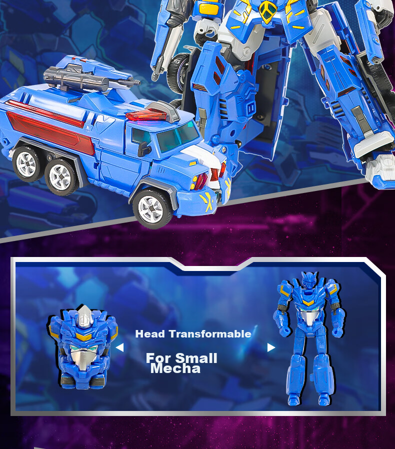 DISON Transforming Alliance 2 Super Transformation War God Robot, Handheld Transforming Toy, Combination Machine, Birthday Gift for Children, New Year Present for Boys 6