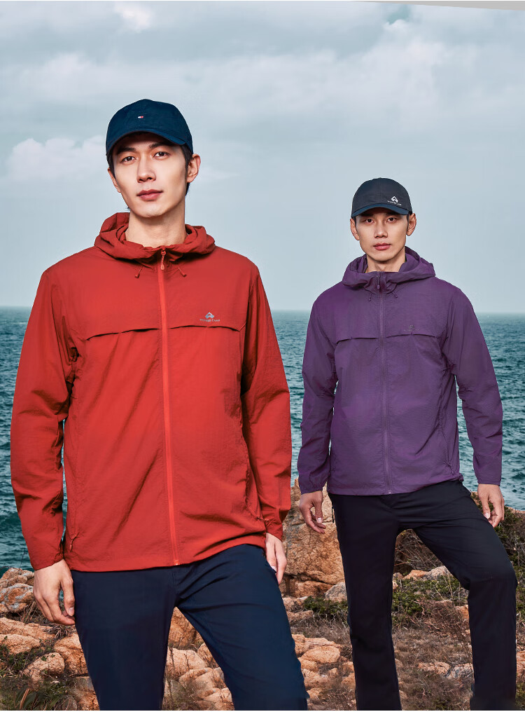 Pioneer Camp Zhuque Sun Protection Jacket for Women, Summer Outdoor Breathable UV-Resistant Hooded Original Yarn Sun Protection Clothing, Lightweight Outer Coat 6