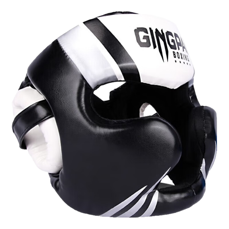 Jingpai Boxing Head Guard, Professional Fighting And Sanda Protective Gear, for Adults And Children, Boxing Monkey Face Helmet, Full Protection Head Guard