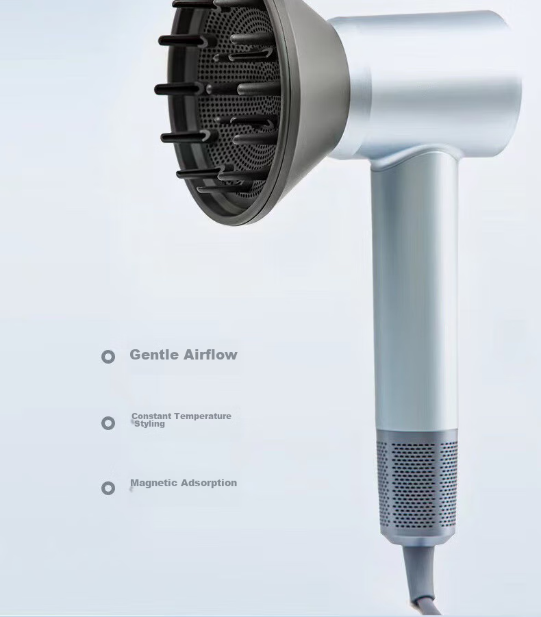 PURPAVWINNER Suitable for Laifen Hair Dryer Diffusion Nozzle, Volumizing And Smoothing Magnetic Blower Nozzle, Styling Curling Iron Hair Dryer LF03/SE/SE2, Large Diameter Drying Hood 6