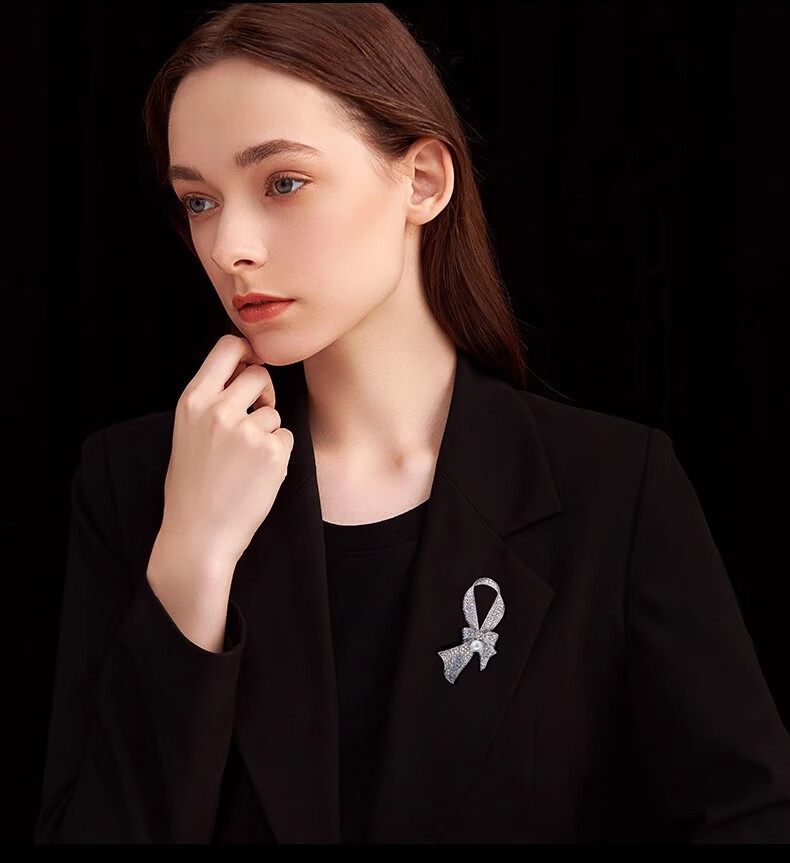 Eternelle French Elegant And Timeless Brooch, Fashionable Versatile Corsage Accessory Lapel Pin Birthday Gift 5