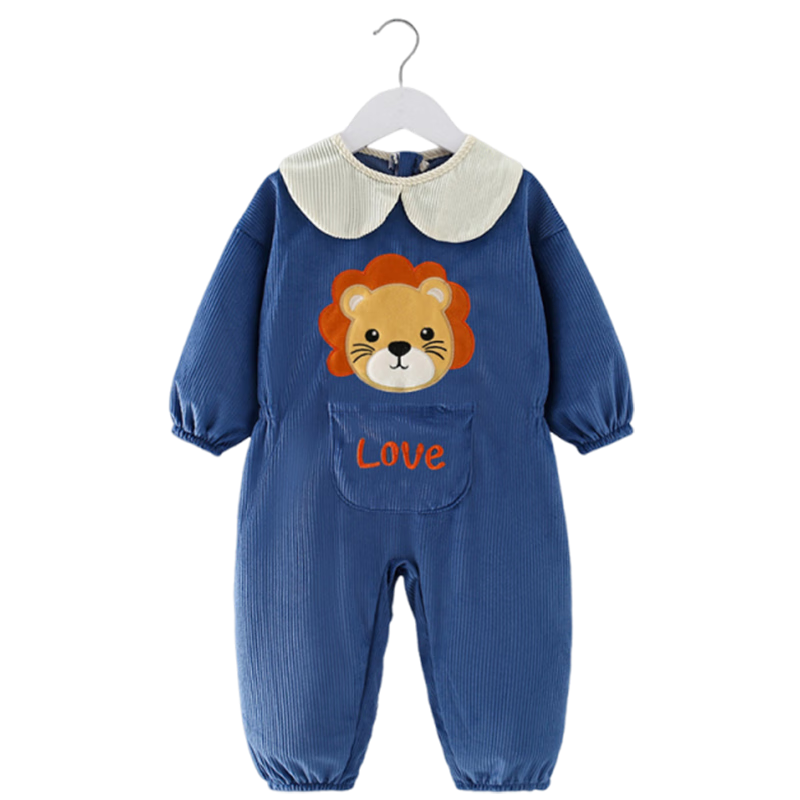 9I9 Baby Eating Anti-Dirt Coverall, Splash-Proof Clothing, Toddler Romper, All-In Protective Suit, A132 Lio