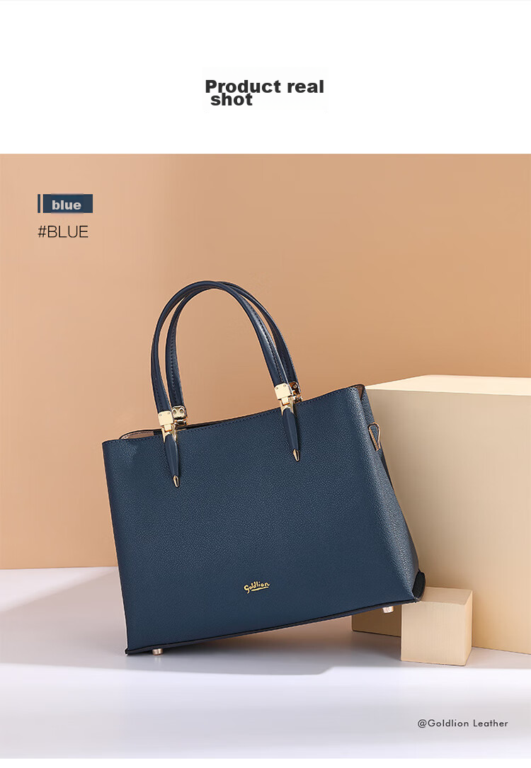 Goldlion Women's Handbag, Simple And Elegant Business Tote Bag, Birthday Gift for Ladies 16