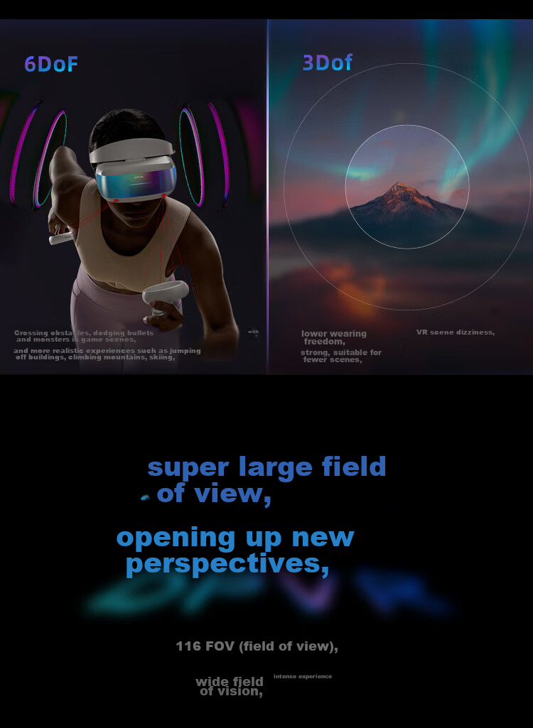 DPVR E4 Performance Edition, PCVR Headset, Smart Glasses, Compatible with Thousands of Steam Games, Alternative to Vision Pro, 3D Viewing, Play Black Myth: Wukong, Not A Standalone AR Device 11