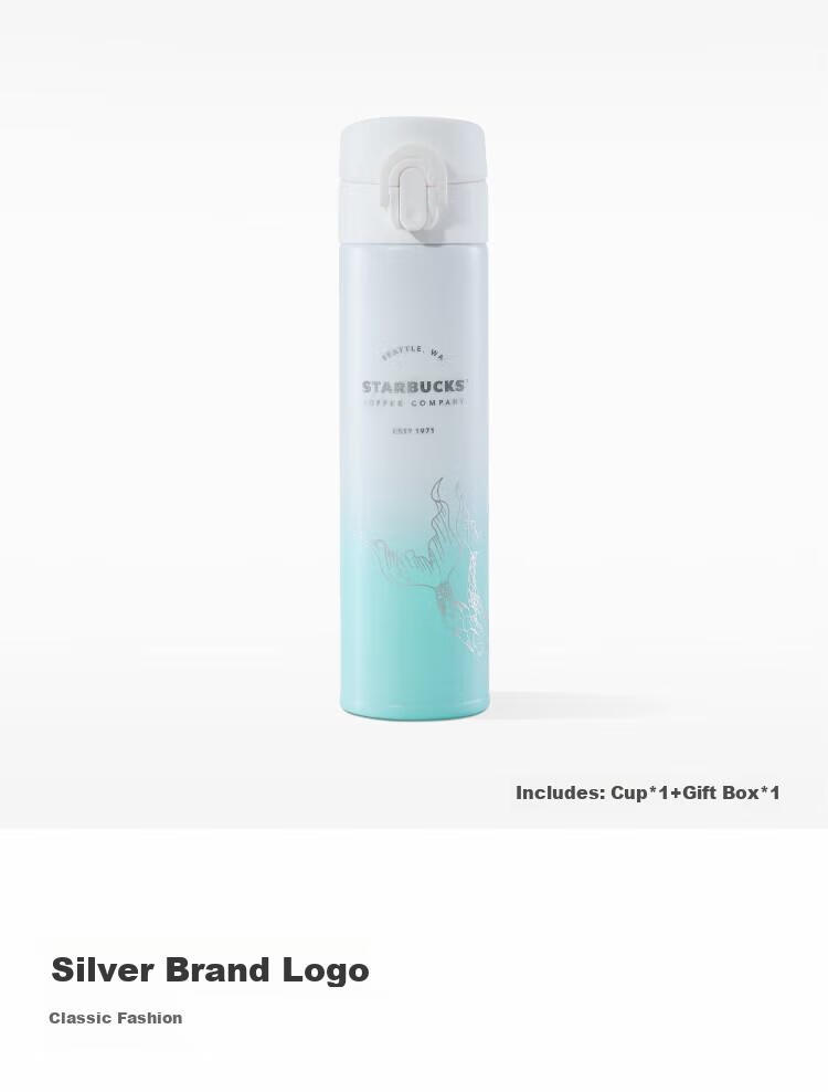 Starbucks Starry Confession Series Insulated Mug with Cup Sleeve 500ml Tea Cup Coffee Cup Water Bottle Holiday Gift for Men and Women 2