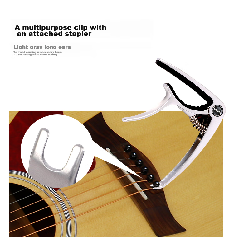 MOSEN MS-31G Tuning Clip, Guitar Ukulele Large Handle Style, Specialized Tuning Clip, Matte Finish 10