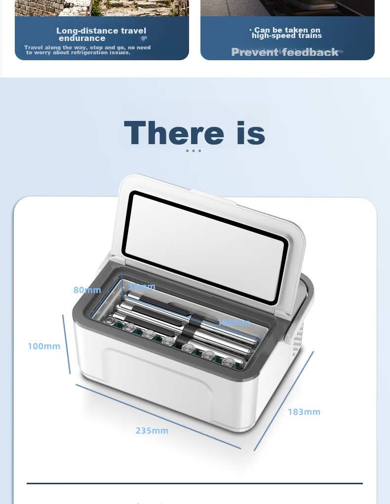 Chaoguo Insulin Cooler Box, Portable Mini Refrigerator, Car Fridge, Growth Hormone Medicine Storage Cooler 21