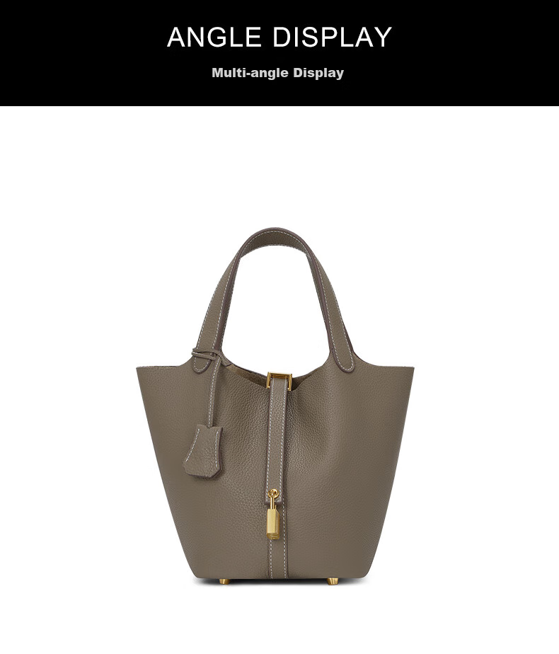 CASSILE Women's Handbag, Luxury Tote Bag with Large Capacity, Practical Water Bucket Bag, Perfect Gift for Wife on May 20th 16