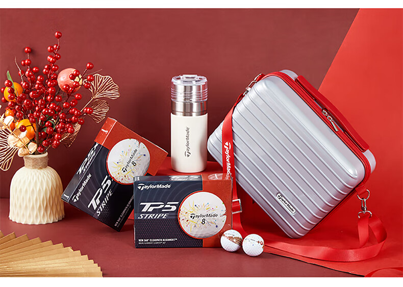 Taylormade TP5/TP5X Golf Balls, Five-Layer 24-Ball Limited Edition Gift Box, Birthday Present, Gift Set 7