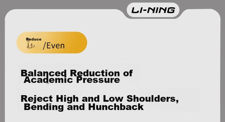 Li-Ning Backpack, Unisex School Bag with Large Capacity, for Middle And High School Students, College Students, Men's Laptop Sports Travel Bag 16