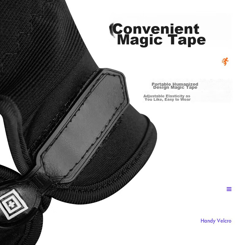 Move Iron Cycling Gloves, Long Finger Gloves for Men And Women, Spring And Autumn Road Mountain Bike Gloves, Full Finger Summer Anti-Slip Equipment 6