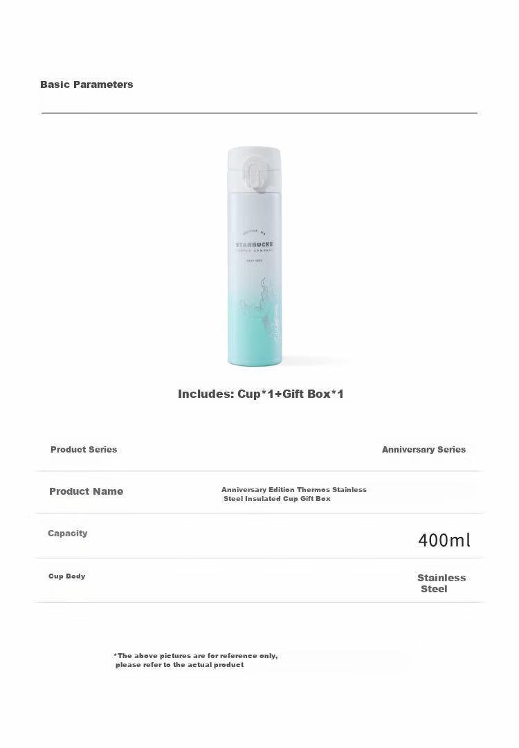 Starbucks Starry Confession Series Insulated Mug with Cup Sleeve 500ml Tea Cup Coffee Cup Water Bottle Holiday Gift for Men and Women 6
