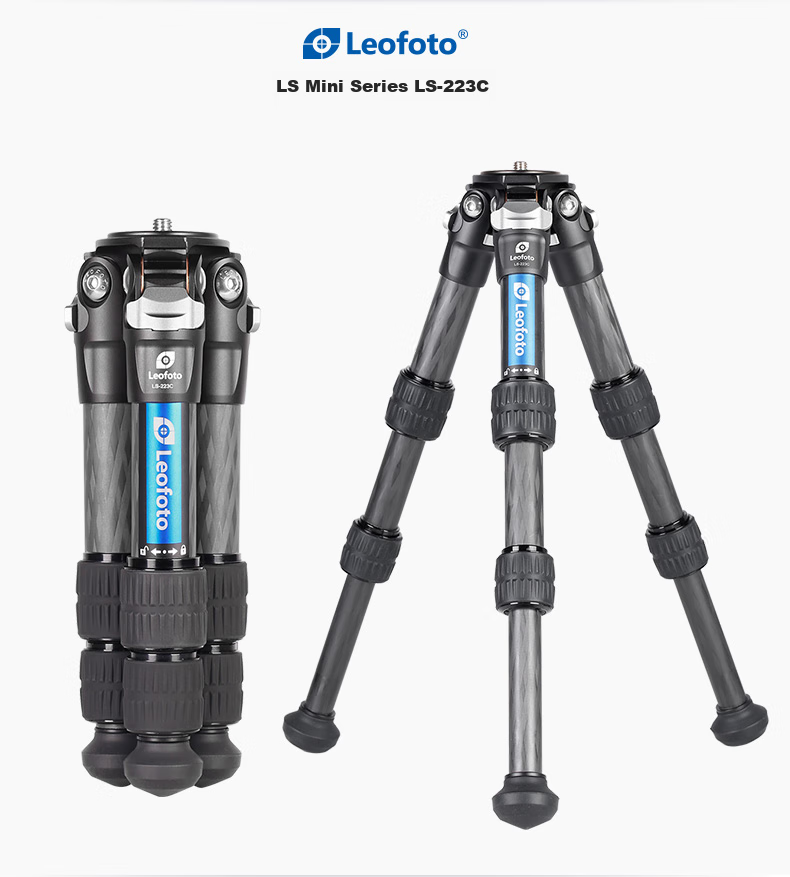 Leofoto Tripod, Desktop Mini Camera And Smartphone Photography And Videography Lightweight Travel Portable Tripod, LS-223C (Single Tripod) 11