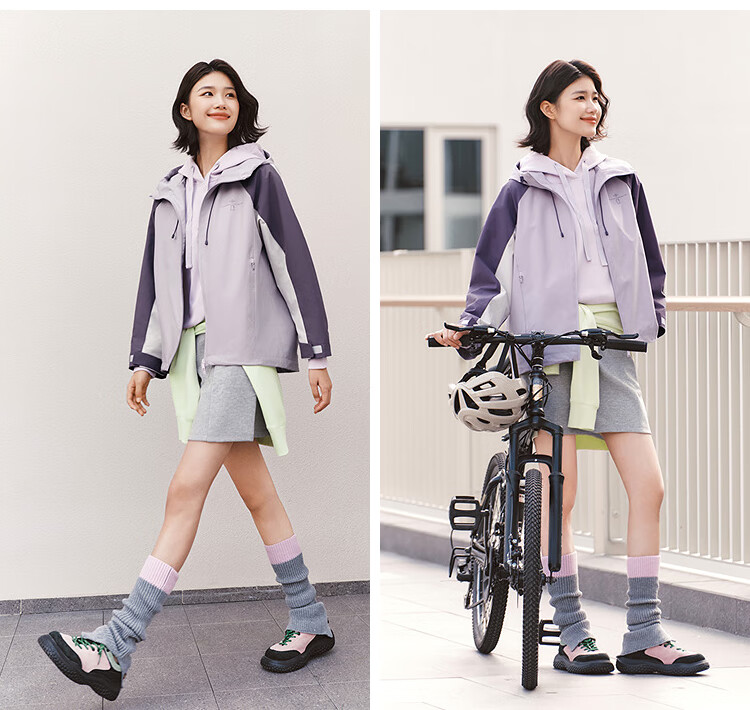Semir Women's Mid-Length Colorblock Three-Proof Jacket 2025 Spring Autumn 101125108008 Mall Edition 6