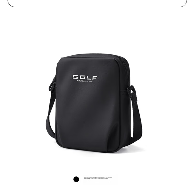 GOLF Shoulder Bag for Men, Casual Crossbody Bag, Lightweight Phone Pouch, Student Portable Small Messenger Bag, Water-Resistant Sports Bag for Me 16