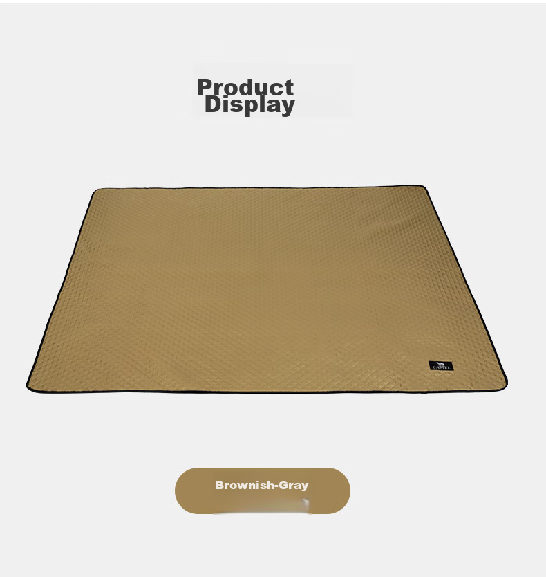 CAMEL Outdoor Mat, Picnic Mat, Camping Mat, Moisture-Proof Mat for Outdoor Cooking, Tent Mat, Outdoor Picnic Blanket, Sleeping Pad, Ground Mat 13