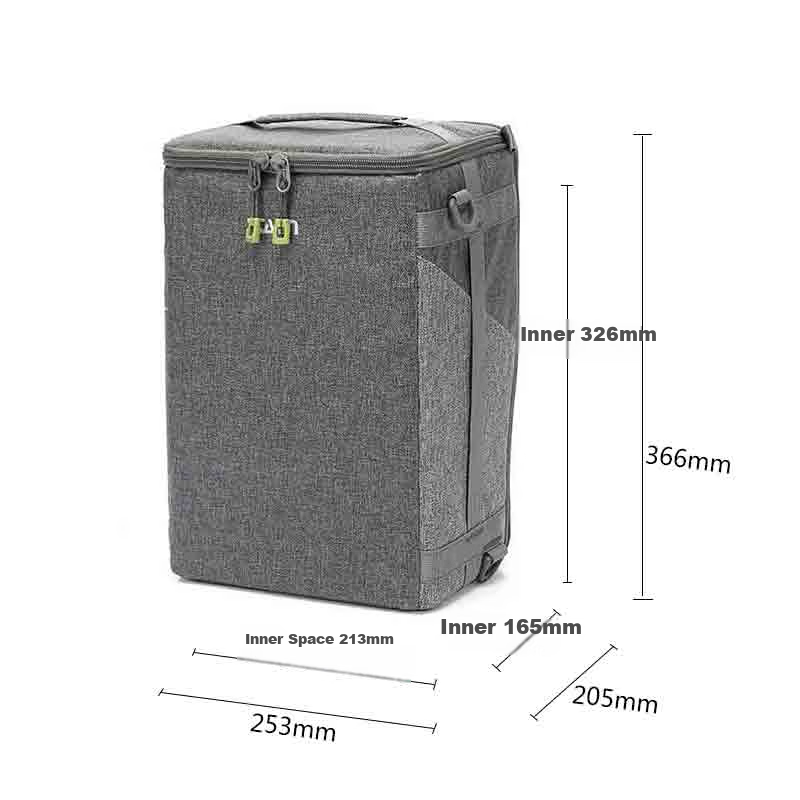 Statin BD1DX DSLR Camera Bag (Second Edition of The Three Big Men Model), Safe And Pressure-Resistant, Double Compartment, for 1DX/D5/5D with Handle 17