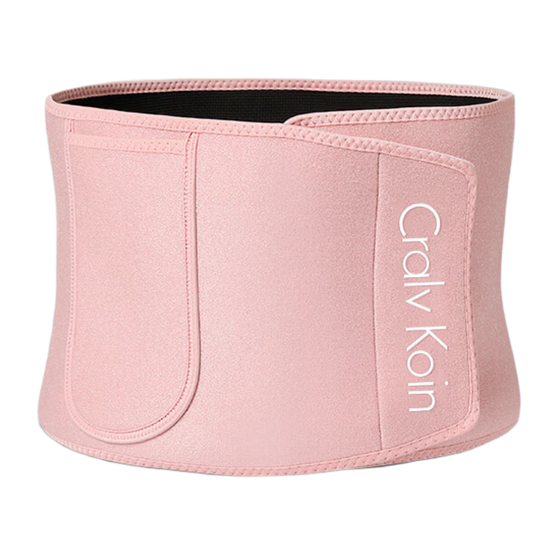 CRALVKOIN Sweat-Inducing Fat-Burning Waist Trainer Fitness Belt Weight Loss Back Support Squat Belly Control Exercise Training Body Shaping for Wome