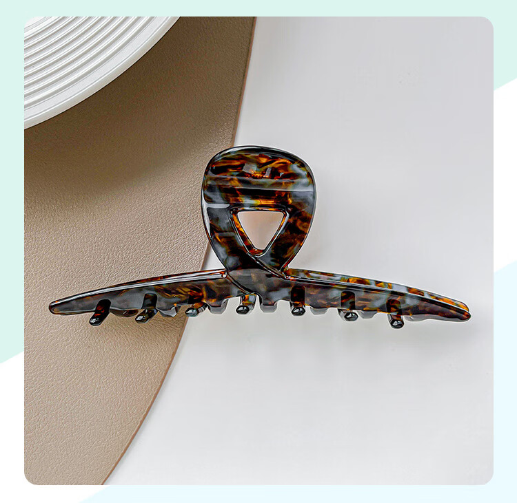 CHIMERA Simple Acetate Board Shark Clip High-End Hairpin Hair Claw Clip for Back of Head, Bun Maker, Women's Mid-Autumn Festival Gift 26