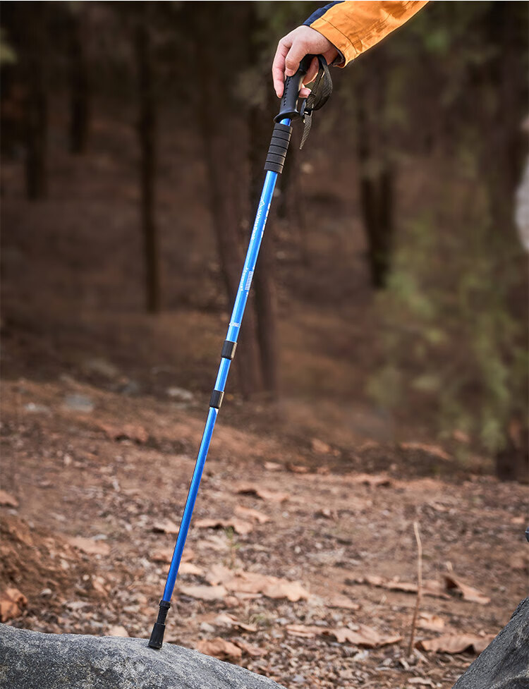 WhitePeak Trekking Pole, Folding Professional Outdoor Climbing Cane, Hiking Stick Equipment, Aluminum Alloy Ultra-Light Telescopic 11