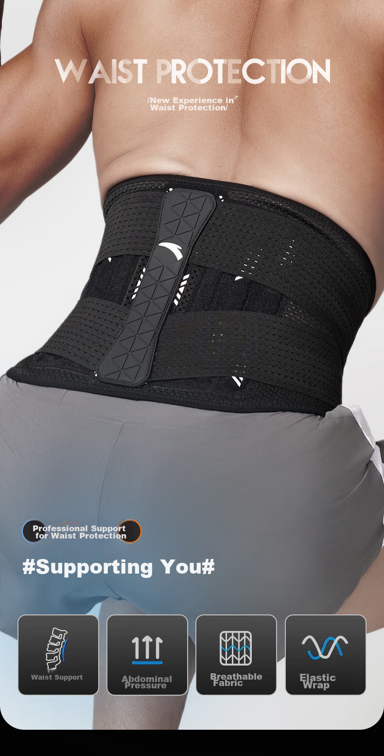 ANTA Waist Support Belt for Herniated Disc, Prolonged Sitting, Lumbar Muscle Strain, Lumbar Pain, Back Brace, Waist Protection, Back Support, Size L 1