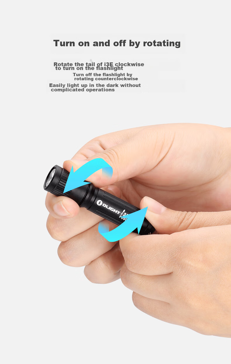 OLIGHT i3E Mini High Brightness Portable Waterproof Emergency Micro Keychain Flashlight Compact Outdoor Lighting 10