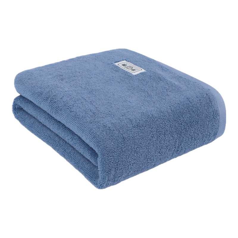 Grace AAA-Grade Antibacterial Bath Towel, Pure Cotton, for Men And Women, Bath Towel, Absorbent, Quick-Drying, Combed Cotton Wrap Towel, Blue Sports