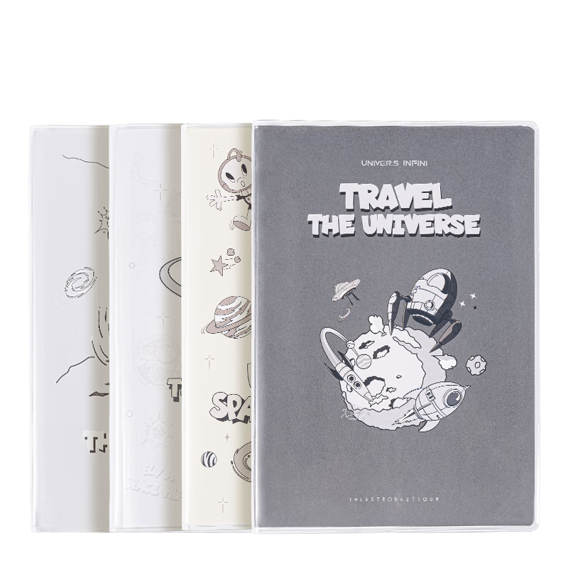 Deli Weng Cang Qiong 8 Glue-Bound Notebook, 32K 72 Pages, High-Quality Notebook, Random Color, T3272