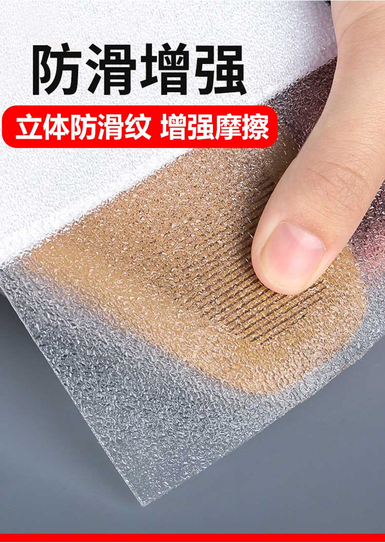 Omai Bathroom Anti-Slip Sticker Stair Step Anti-Slip Tape Toilet Floor Non-Slip Strip Transparent 5cm x 5m 1