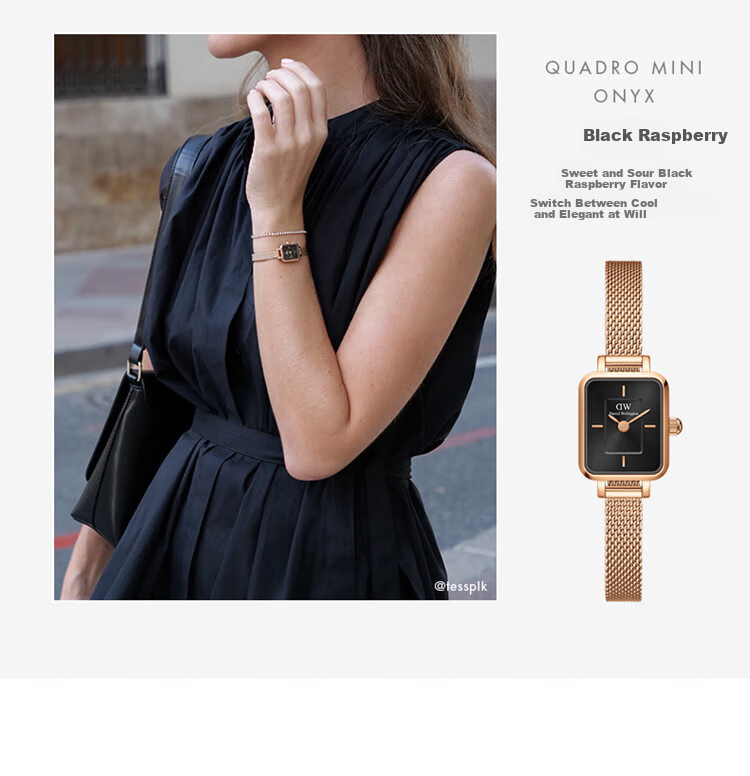 DanielWellington [Same As Masi Chun] DW Women's Watch, Retro Small Sugar Cube Light Luxury, Birthday Gift for Girlfriend, DW651 15