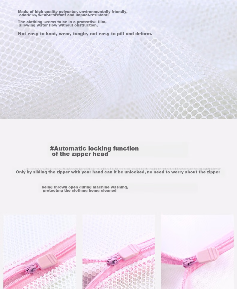 Grace Laundry Bag Storage Bag, Thickened Mesh Bag, Anti-Deformation, Anti-Tangling, Classified Garment Protectio 5