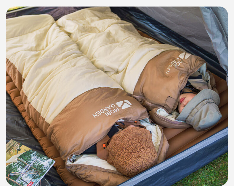 MOBIGARDEN Xiangyun Sleeping Bag 1.0 Outdoor Camping Single Warm Envelope Sleeping Bag NX25662006 Pine Green 13