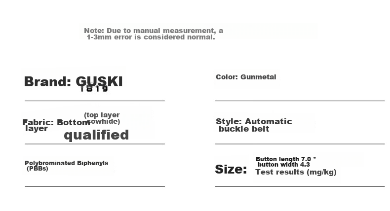 GUSKI Men's Genuine Leather Belt with Automatic Buckle, High-Quality Gift Box, Birthday Present for Boyfriend Or Husband 9
