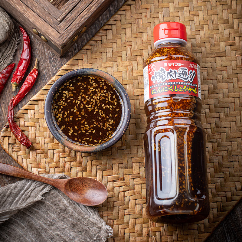 大逸昌 日本进口 蒜味烤肉酱 日式料理烤肉调味酱烧肉汁 腌料 蘸料575g