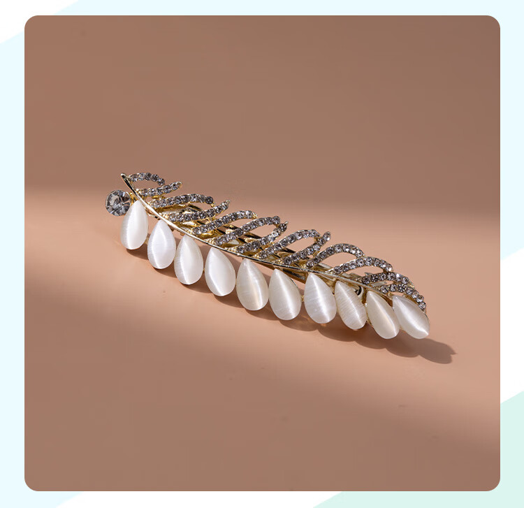CHIMERA Wheat Ear Hair Clip, Side Clip for Women, Bangs Clip, Barrette, Top Clip, Hair Accessory, Mid-Autumn Festival Gift for Wome 13
