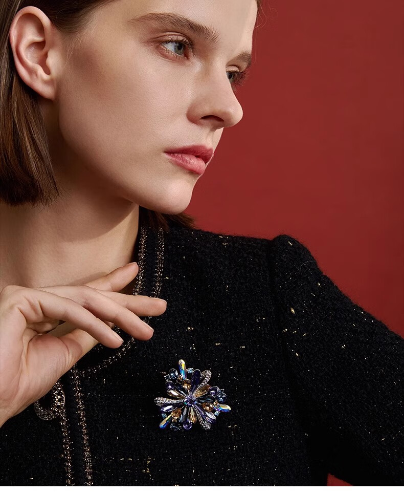 Eternelle French Original Design Brooch, High-End Elegant Autumn And Winter Accessory, Lapel Pin, Corsage, Women's Birthday Gift 2