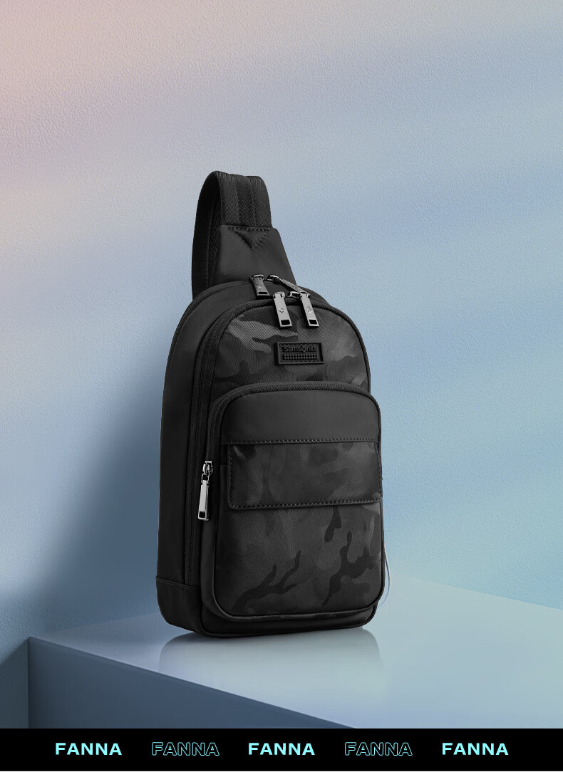 Xinxiuli Shoulder Crossbody Bag, Casual Bag, Travel Bag, Fashionable Trendy Men's NV2*09005, Black 1